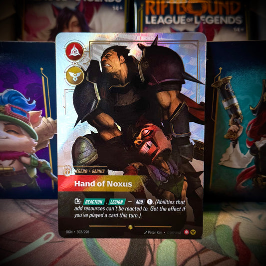 Darius Legend (Overnumbered) Card OGN #302/298