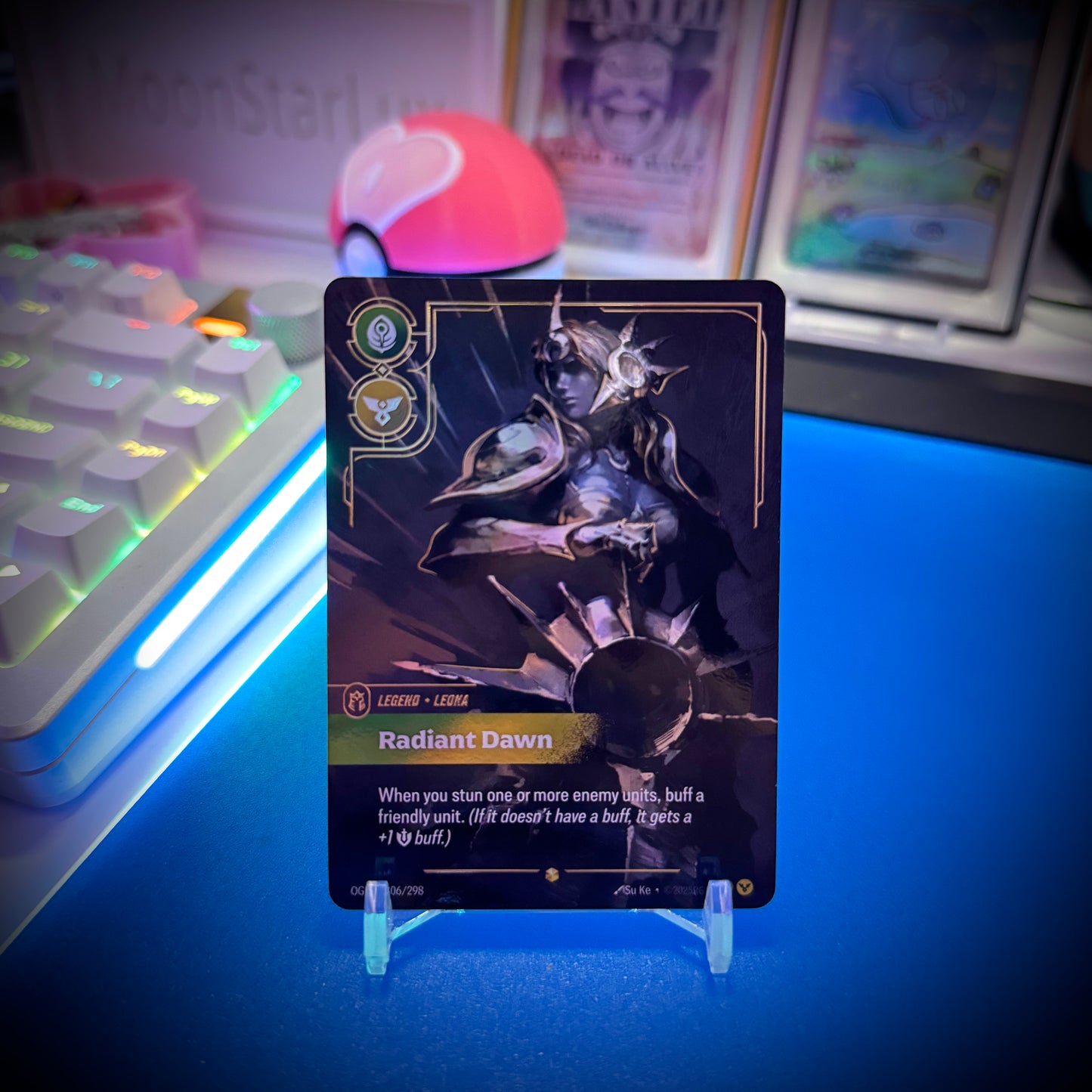Leona Legend (Overnumbered) Card OGN #306/298