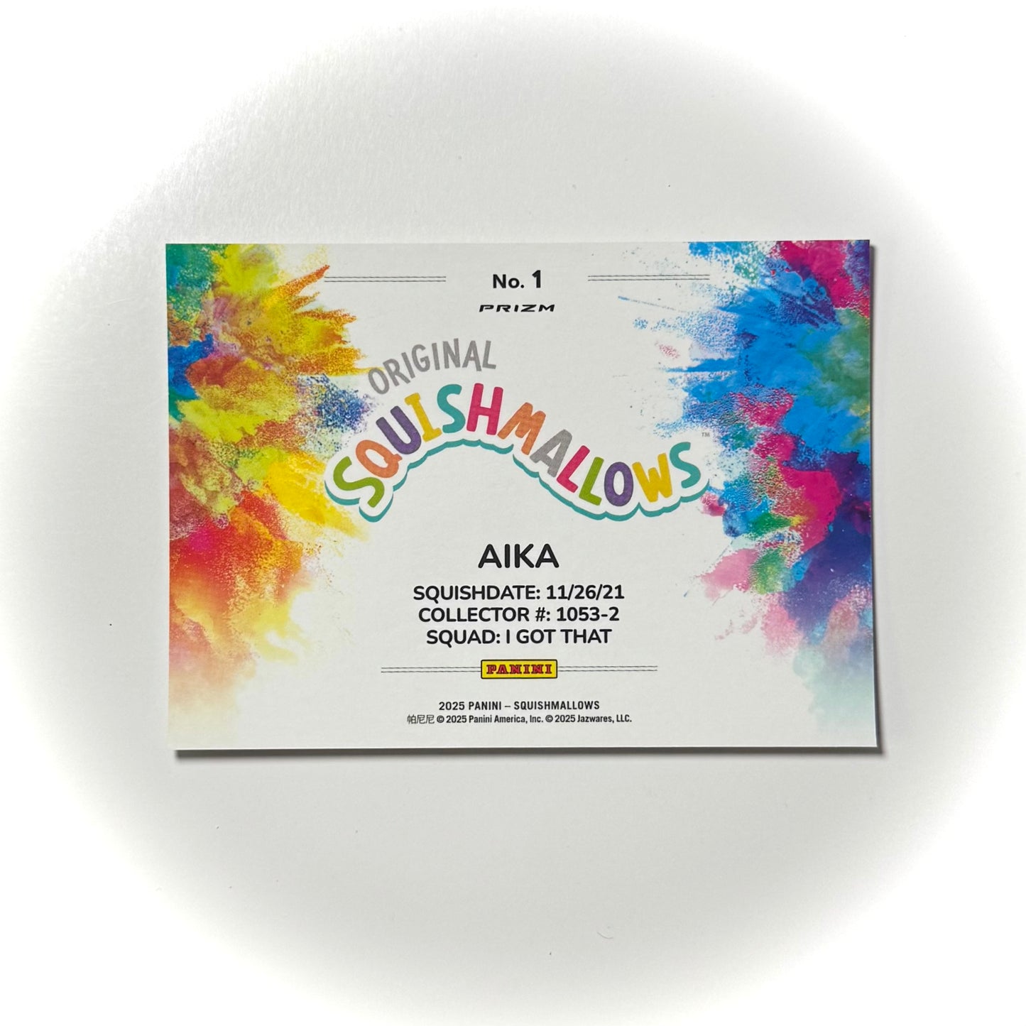 “Aika” Color Blast card
