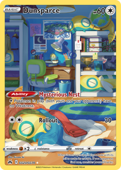 Dunsparce - SWSH: Crown Zenith: Galarian Gallery (CRZ:GG)